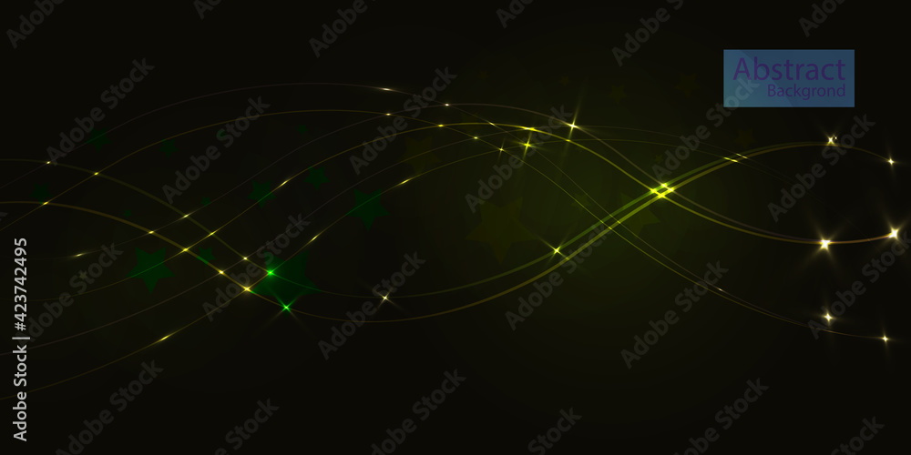 Poster abstract background with bright light effects for vector illustration.