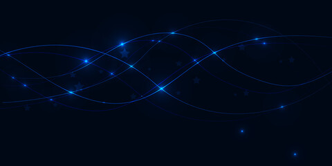 Abstract background with bright light effects for vector illustration.