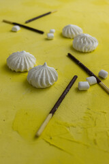 shell on a wooden background