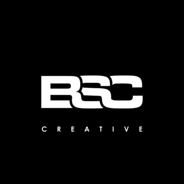 BSC Letter Initial Logo Design Template Vector Illustration