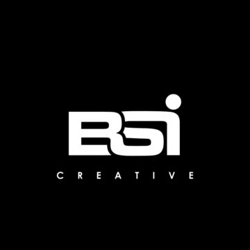 BSI Letter Initial Logo Design Template Vector Illustration