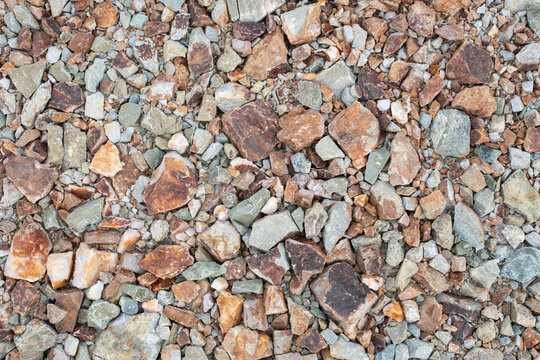 The texture or background of mix gravel and rock.