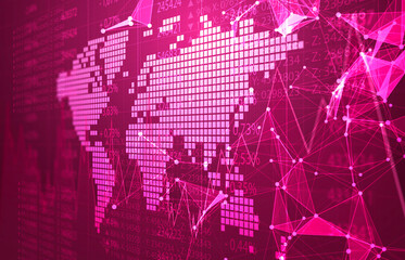 tabellone, grafico, economia, finanza, azioni, mercato