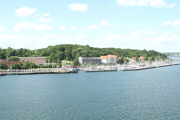 Fototapeta na wymiar Yachthafen in Kiel