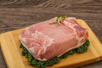 Pork meat piece for cooking