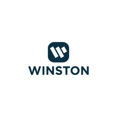 Winston Logo Design Letter W Design