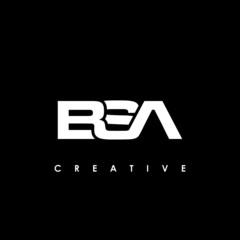 BSA Letter Initial Logo Design Template Vector Illustration