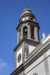 Fototapeta na wymiar Roman Catholic Cathedral of San Cristobal de La Laguna or Catedral de Nuestra Senora de los Remedios in San Cristobal de La Laguna, Tenerife, Canary Islands, Spain.