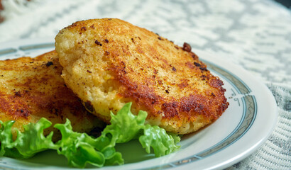 Corn  Cheddar Mashed Potato Fritters