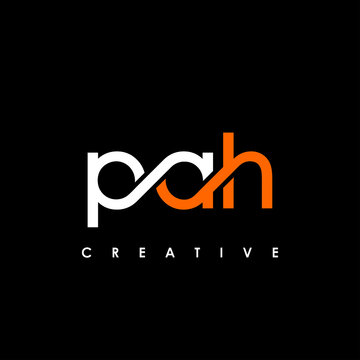 PAH Letter Initial Logo Design Template Vector Illustration