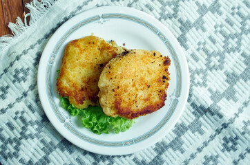 Corn  Cheddar Mashed Potato Fritters