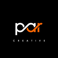 PAR Letter Initial Logo Design Template Vector Illustration - obrazy, fototapety, plakaty