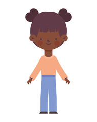 Fototapeta premium little afro girl