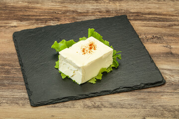 Greek traditional soft feta cheese
