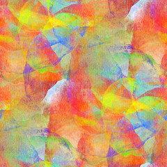 Abstract seamless pattern with acrylic painting