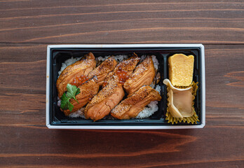 サーモンのハラス　お弁当