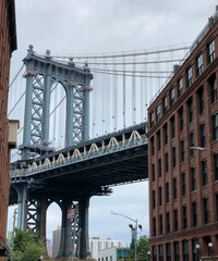 Fototapeta premium city bridge dumbo