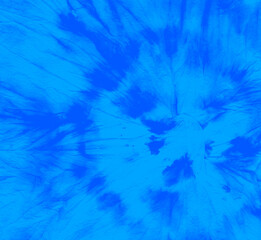  Blue Tie Dye Background. Ink Batik Wash Designs.
