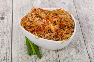 asian Glass noodle with chicken