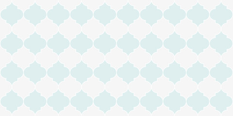 Eid Mubarak Islamic Illustration. Moroccan Seamless Mosaic Design. Ramadan