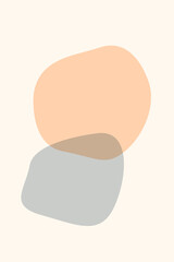 abstract minimalist shape pattern background.