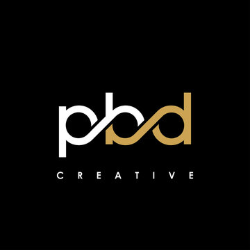 PBD Letter Initial Logo Design Template Vector Illustration
