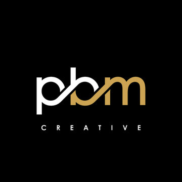 PBM Letter Initial Logo Design Template Vector Illustration