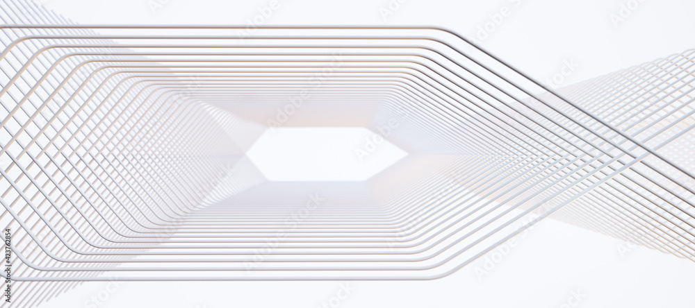 Poster abstract technology background with light geometric lines