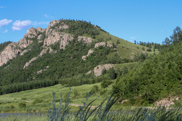 Fototapeta premium Inner Mongolia landscape in summer, China.