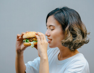 Delicious fresh homemade burger.