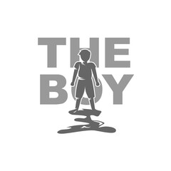 The Boy Logo Design Vector