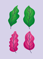 four leaves icons