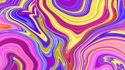 Abstract colorful painting liquid background and texture illustration