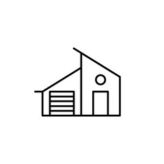 home and building icon. Vector illustration.