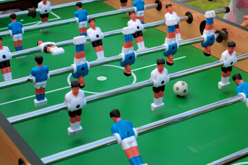 Table soccer. Sports board game.