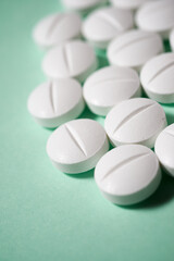 Pills close up