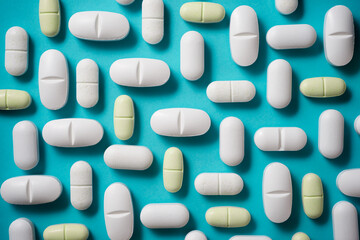 Pills close up