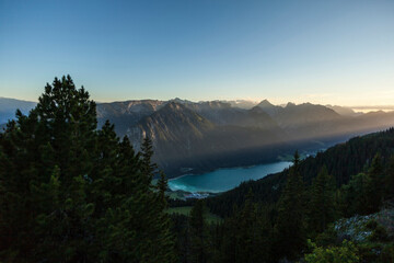 Fototapeta na wymiar Famous lake Achensee in Tyrol, Austria