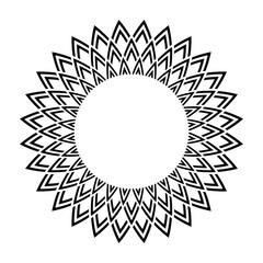 Abstract decorative geometric circle pattern.