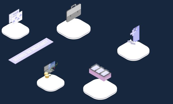 Deferred Tax Uncertainty Concept On Abstract Design