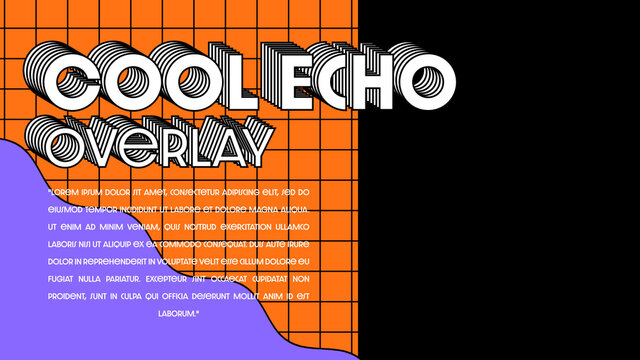 Cool Echo Title Overlay