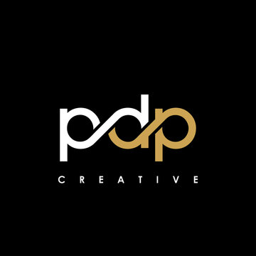 PDP Letter Initial Logo Design Template Vector Illustration