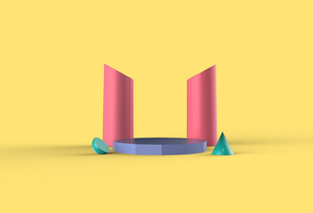 product showcase abstract background