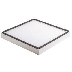 air filter on white background