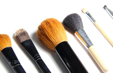 Fototapeta premium Professional make up brushes set