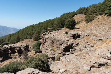 mountainous landscape of Sierra Nevada