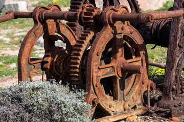 Ingranaggio, macchinario cava di granito