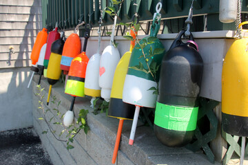 lobster buoys