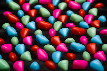 Foot massage mat, imitation stone road. Manual therapy for health. Disease prevention.