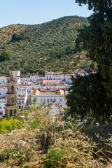 Obraz premium Panoramica, Paisaje o Vista en el pueblo de Constantina, Sevilla, Andalucia, España